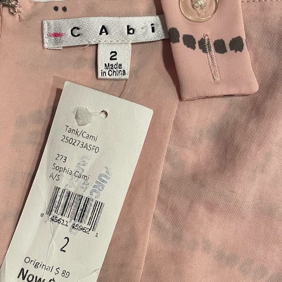 Cabi Pink Shirt Size 2 Women’s - Picture 5 of 5
